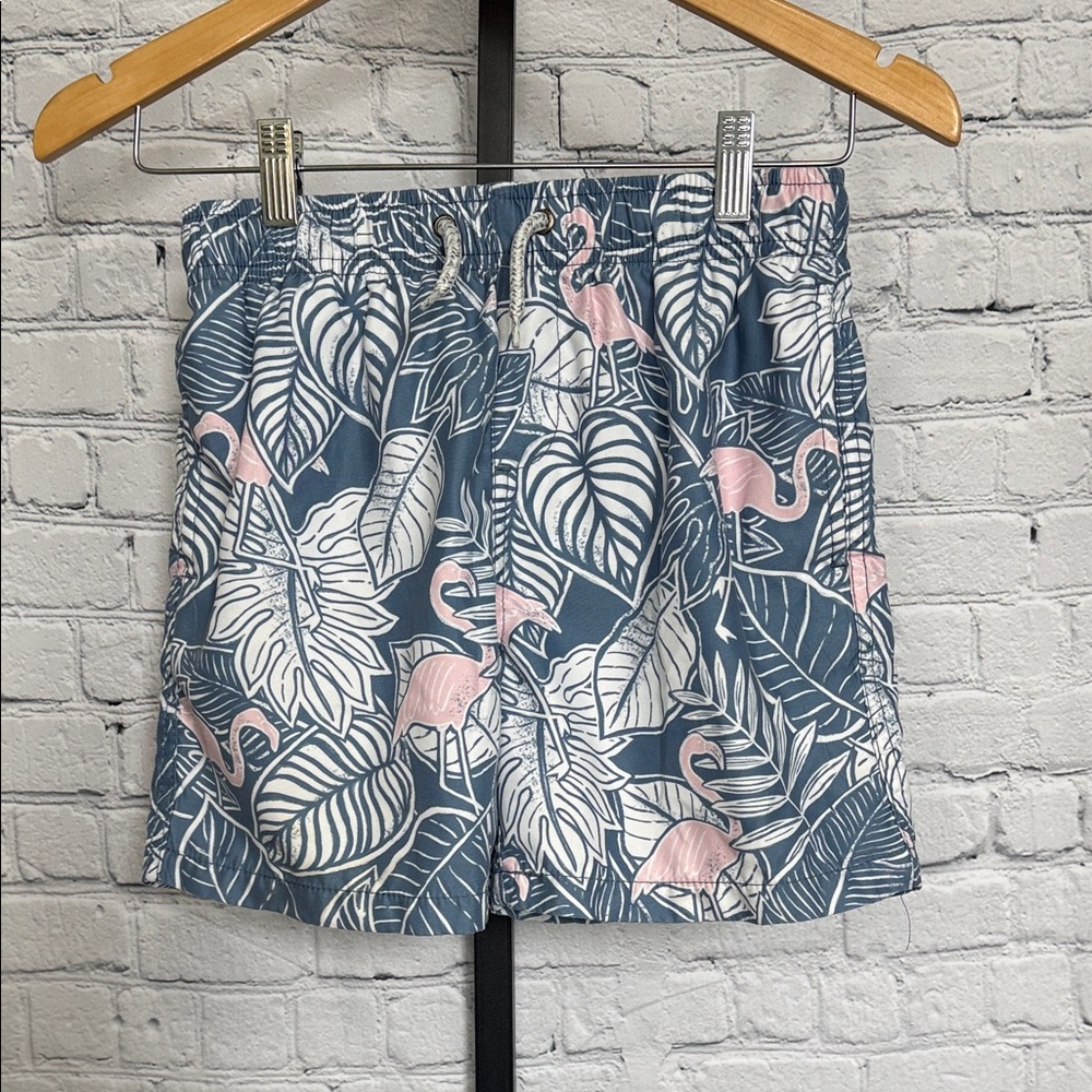 Surf Style Boys Tropical Flamingo Print Shorts - size 12